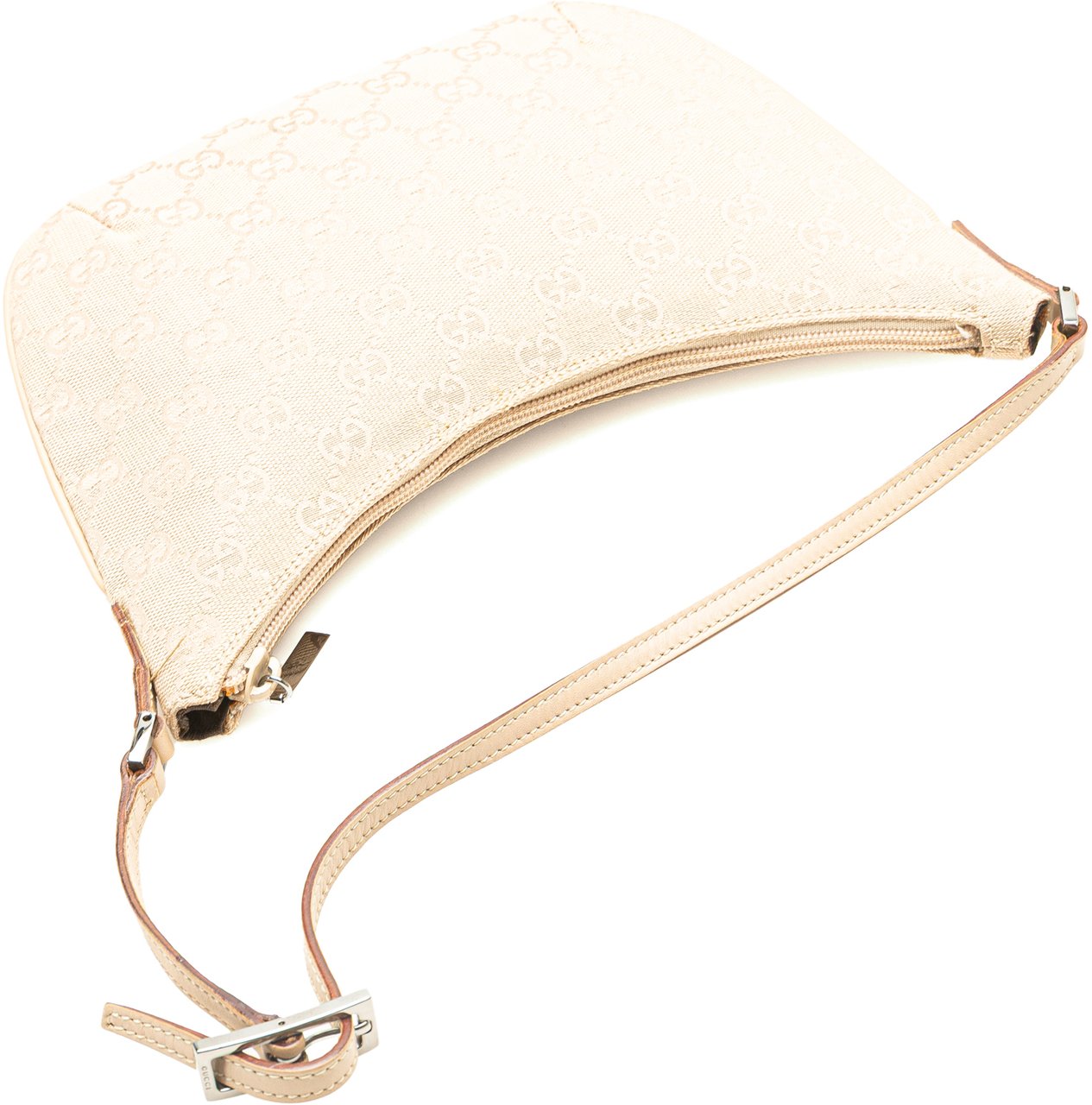 Gucci GG Canvas Shoulder Bag Bruin
