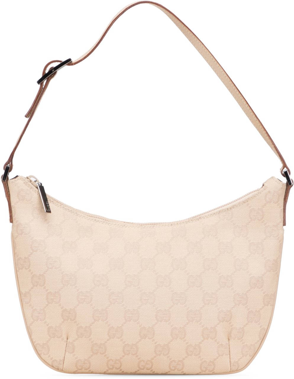 Gucci GG Canvas Shoulder Bag Bruin