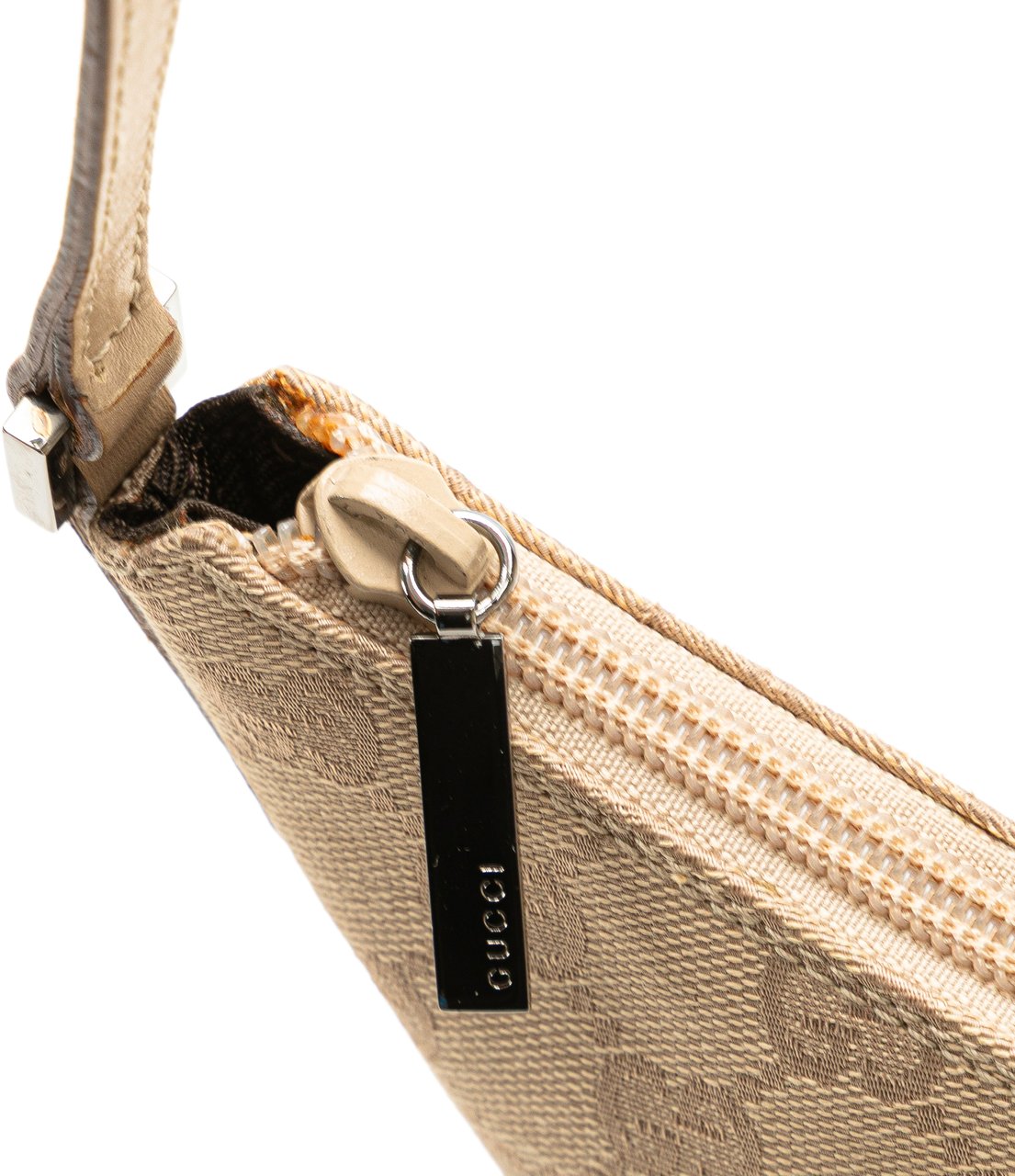 Gucci GG Canvas Shoulder Bag Bruin