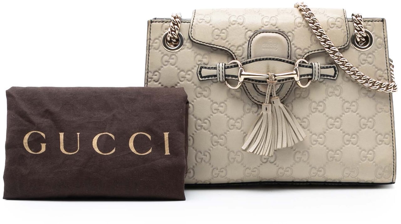 Gucci Small Guccissima Emily Shoulder Bag Wit