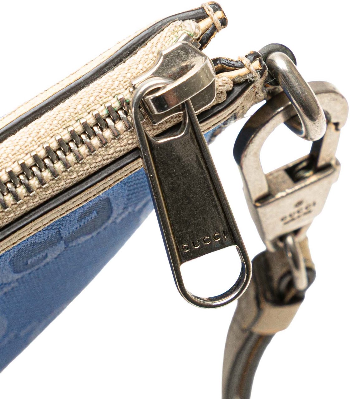 Gucci GG Nylon Off the Grid Clutch Blauw
