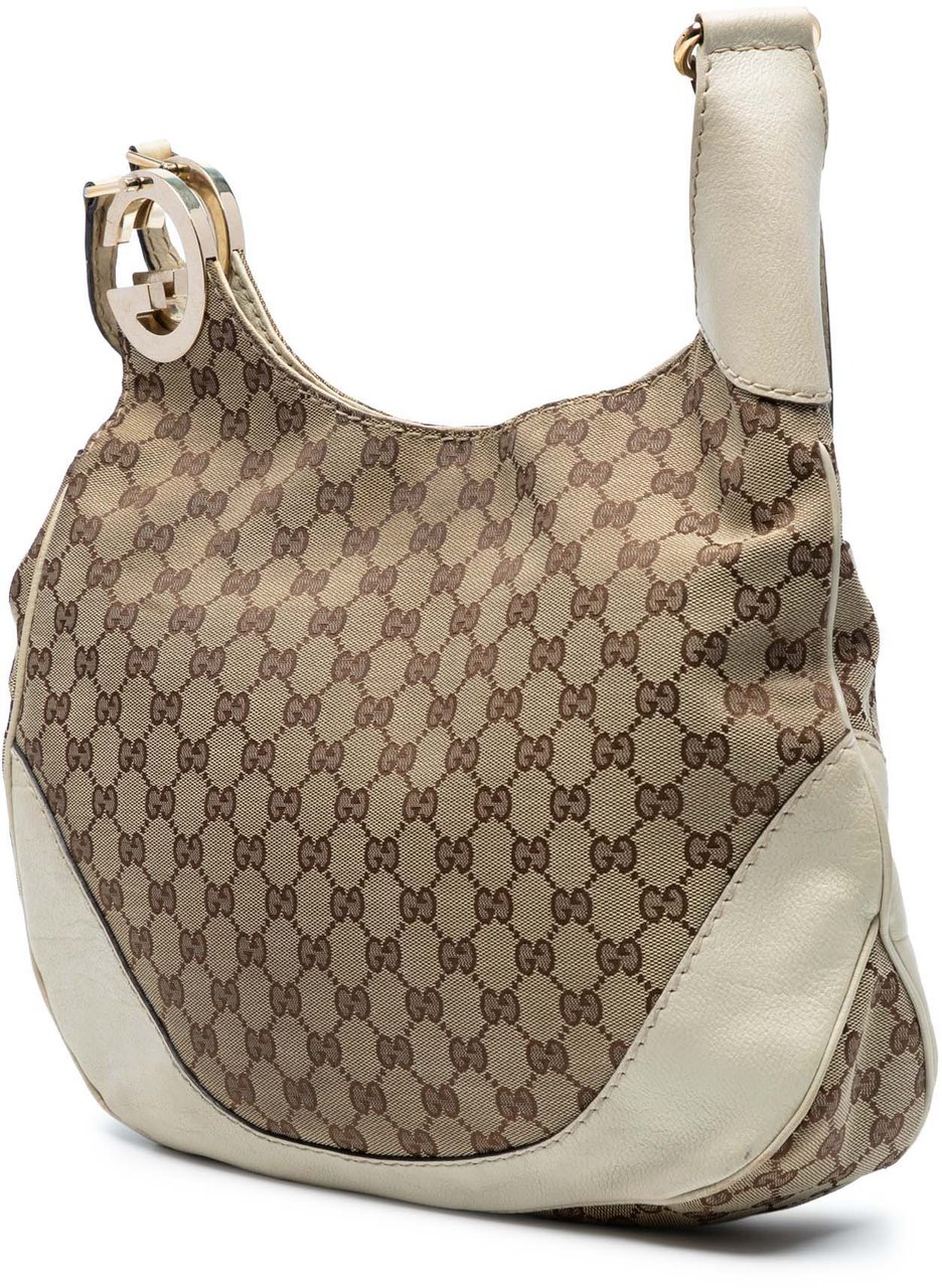 Gucci GG Canvas Charlotte Crossbody Bruin
