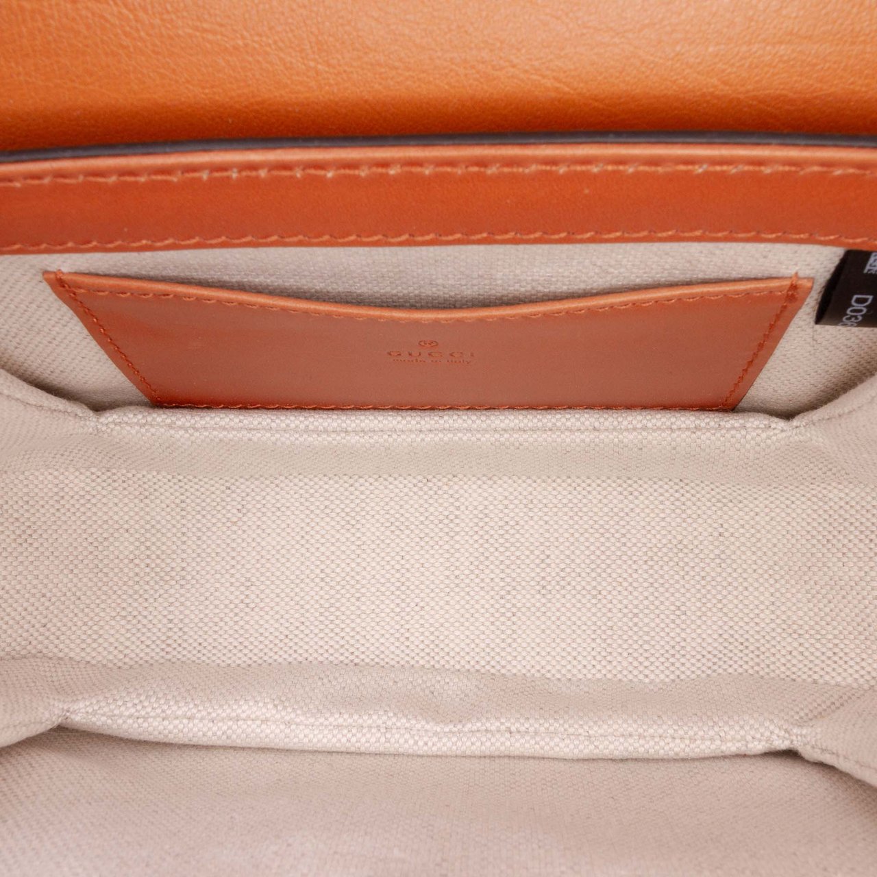 Gucci Mini GG Supreme Web Bamboo 1947 Belt Bag Bruin