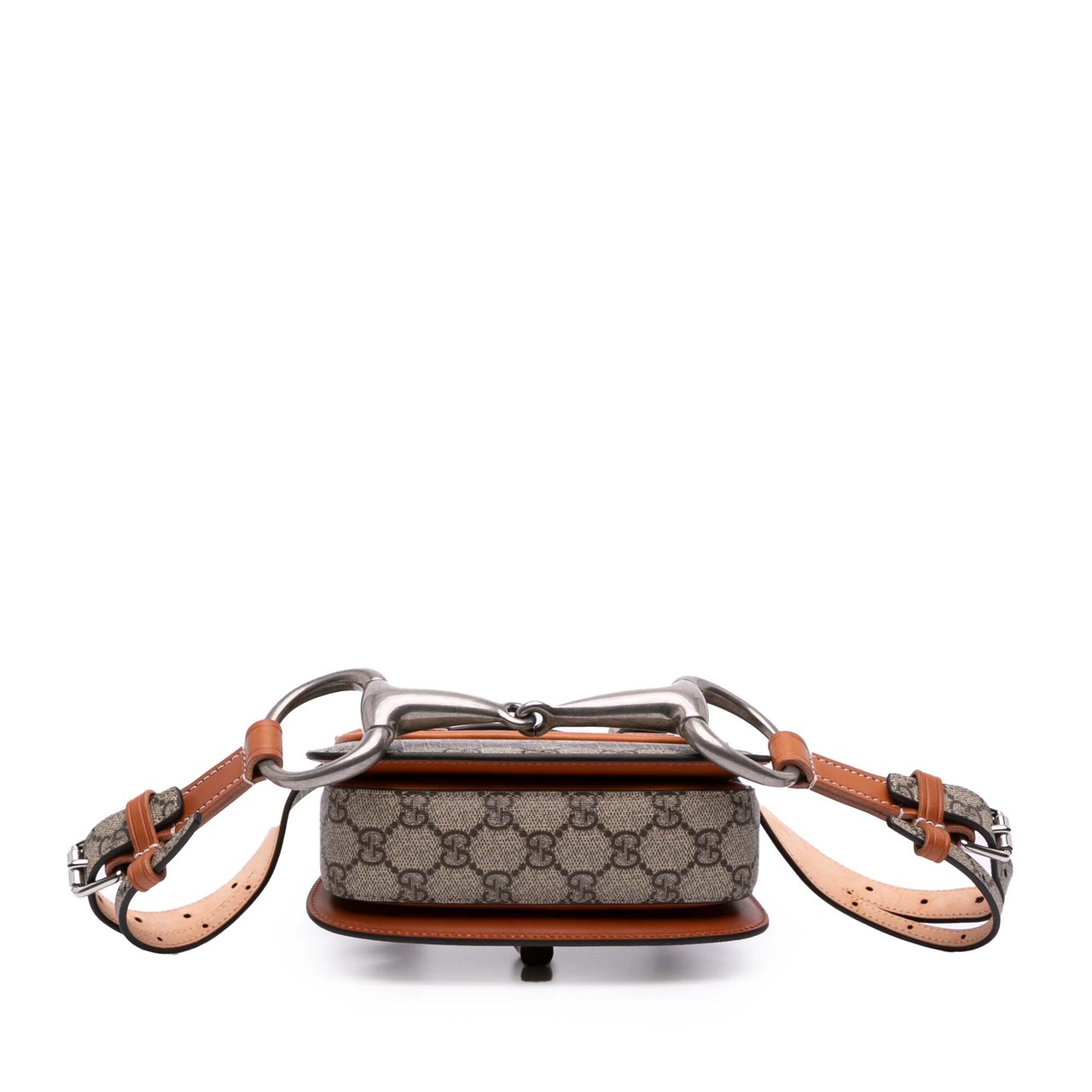 Gucci Mini GG Supreme Web Bamboo 1947 Belt Bag Bruin