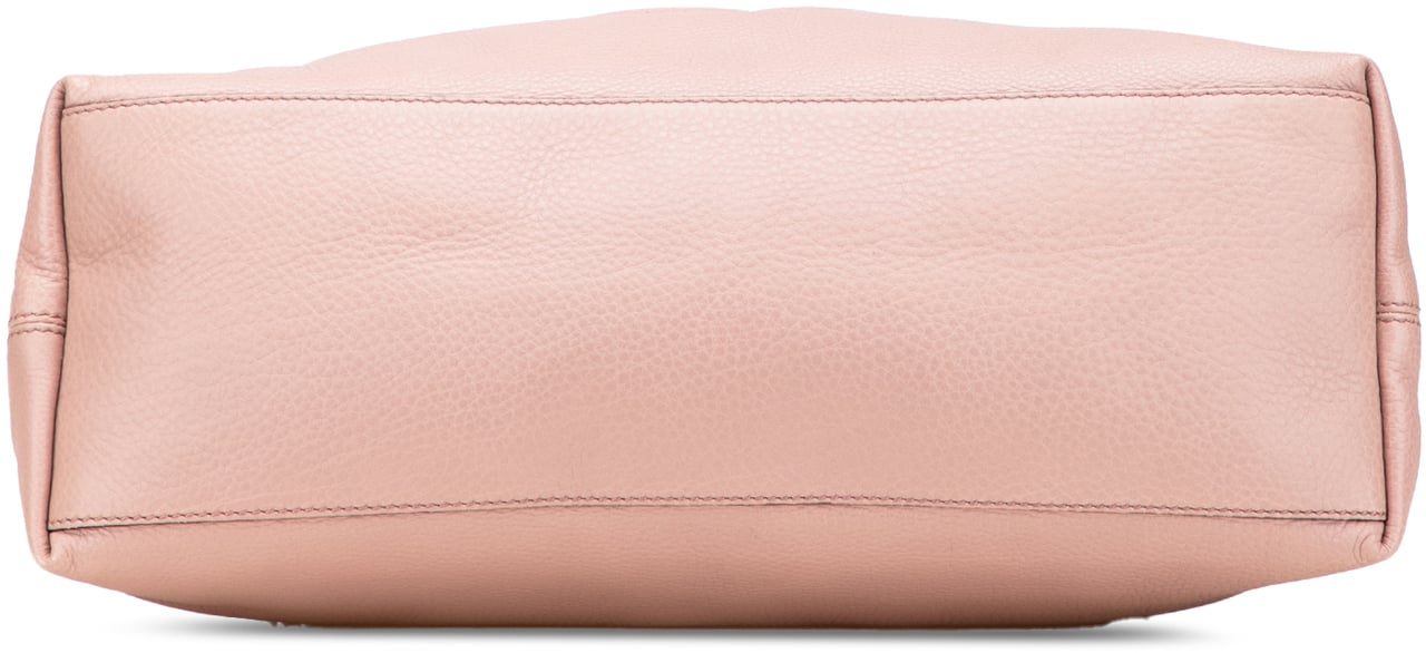 Gucci Medium Leather Soho Chain Tote Roze