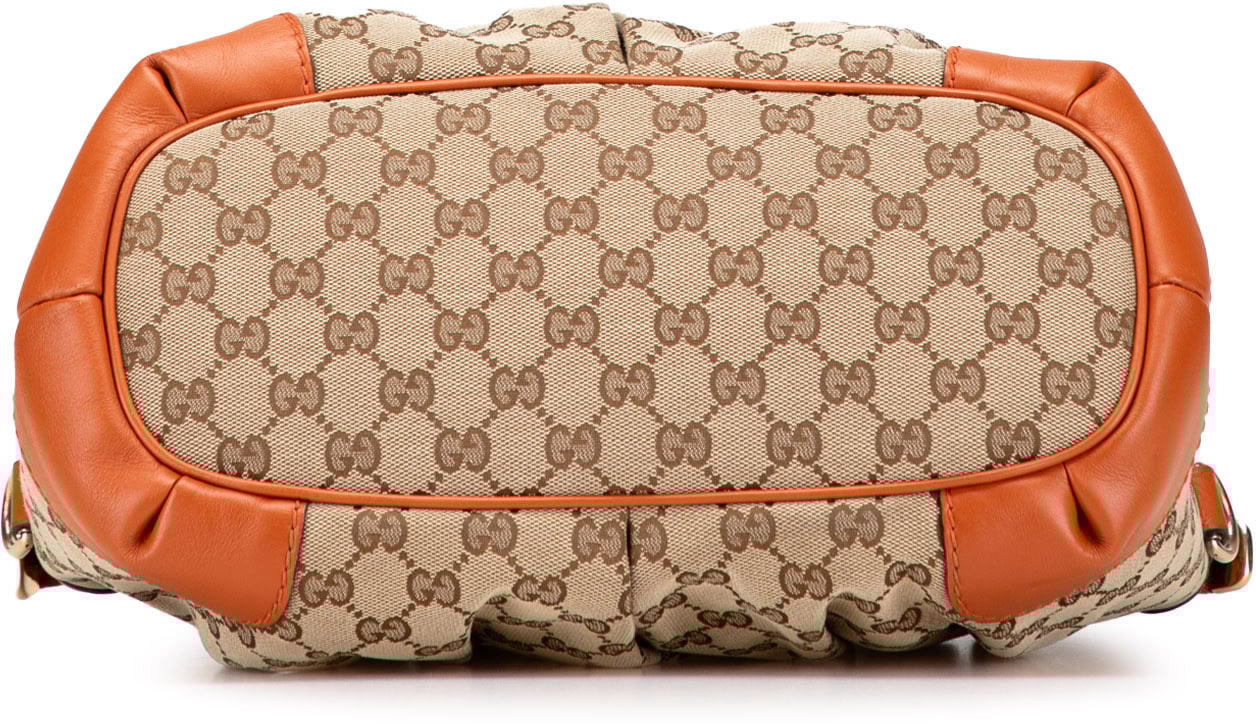 Gucci GG Canvas Sukey Satchel Bruin