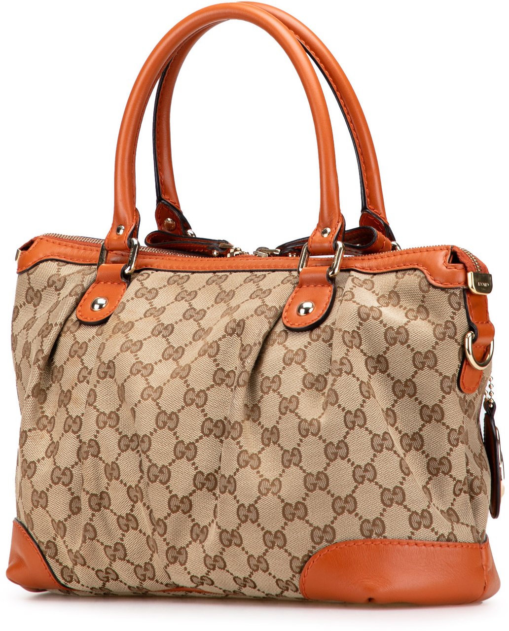 Gucci GG Canvas Sukey Satchel Bruin