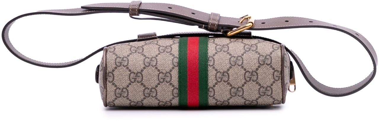Gucci Small GG Supreme Ophidia Belt Bag Bruin