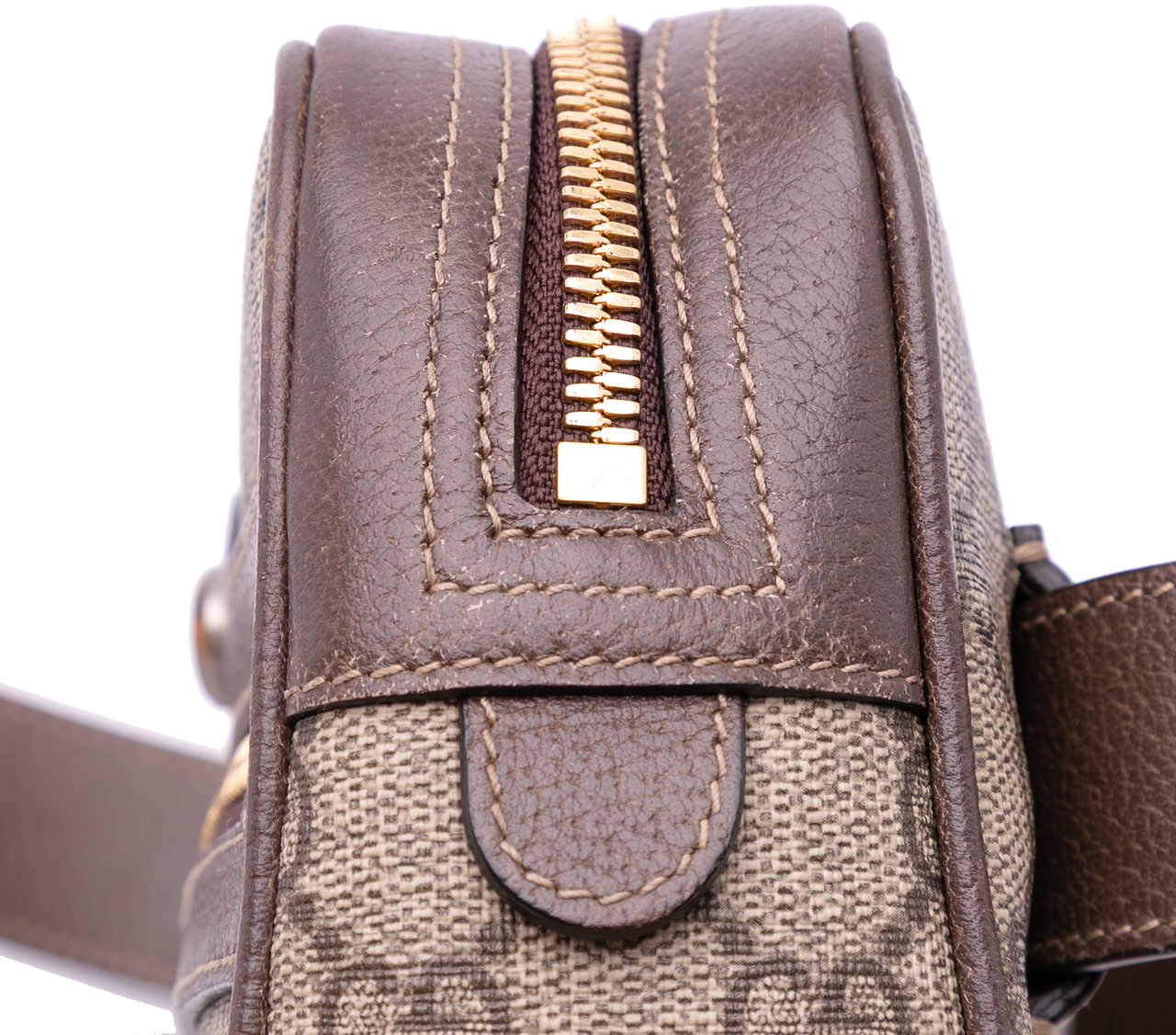 Gucci Small GG Supreme Ophidia Belt Bag Bruin