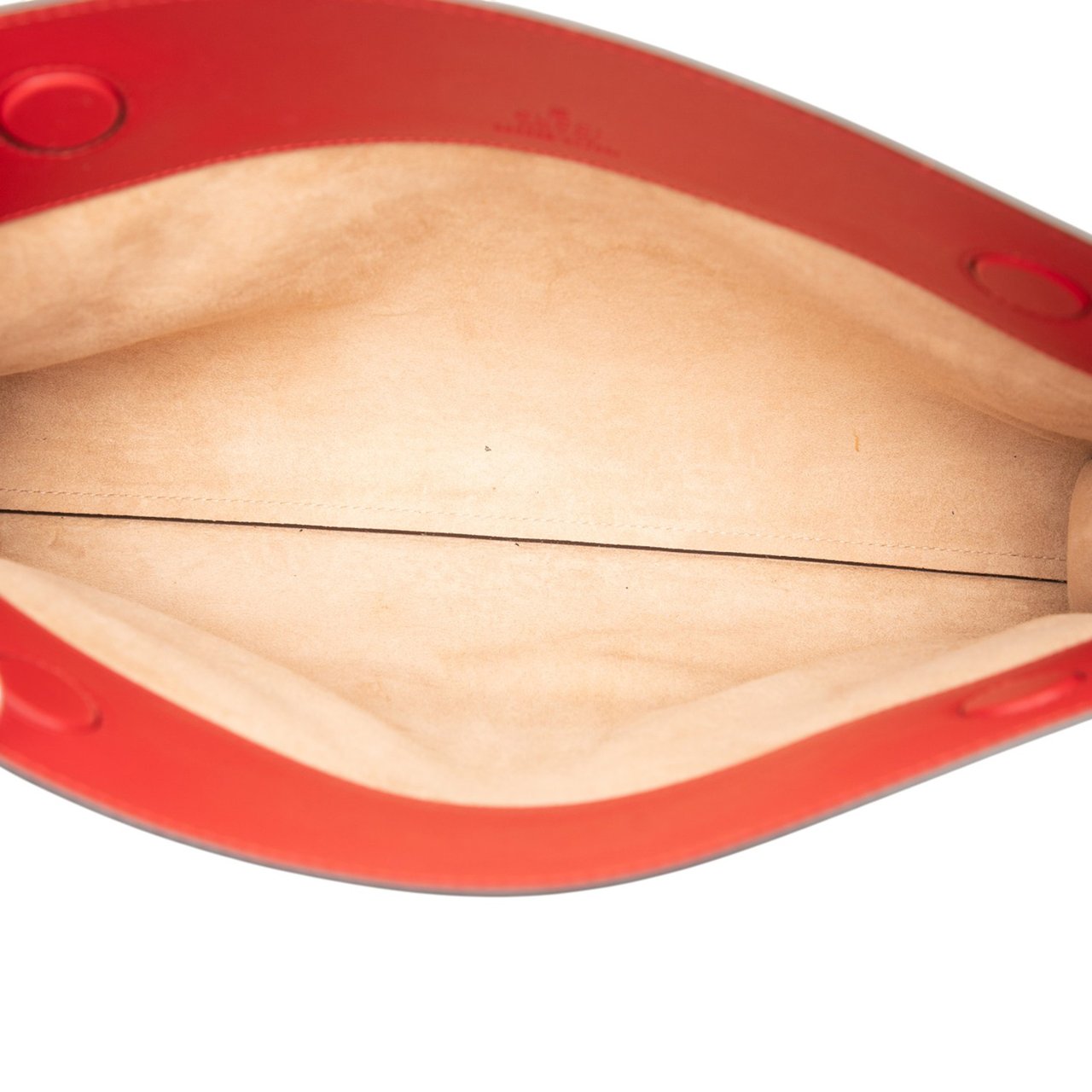 Gucci Embossed Leather Logo Clutch Rood