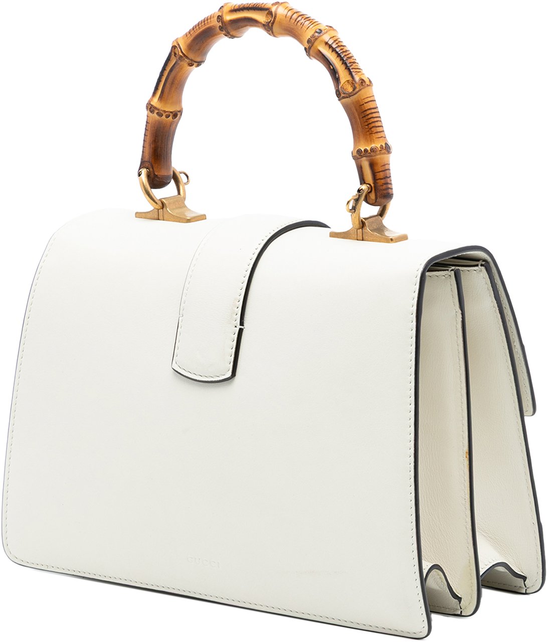 Gucci Medium Leather Bamboo Dionysus Web Satchel Wit