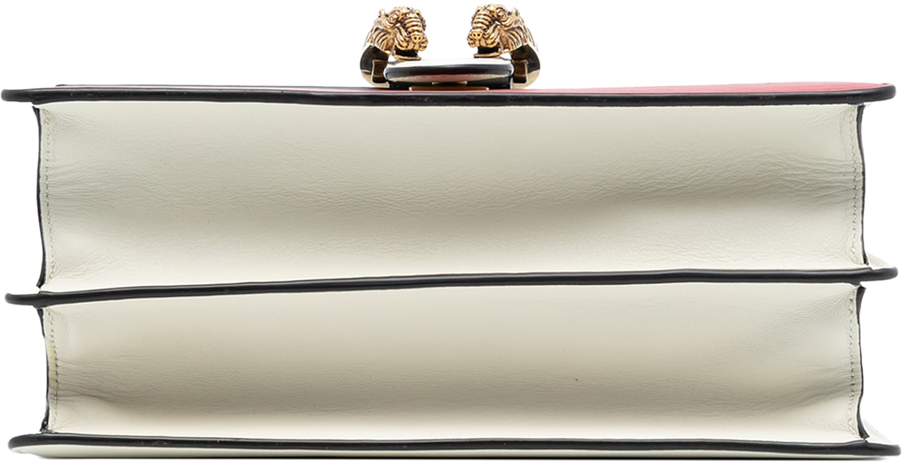 Gucci Medium Leather Bamboo Dionysus Web Satchel Wit