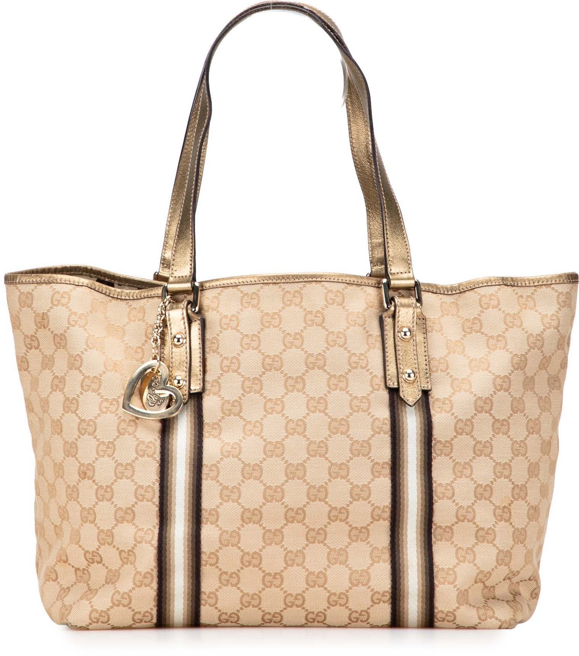 Gucci GG Canvas Jolicoeur Tote Bruin