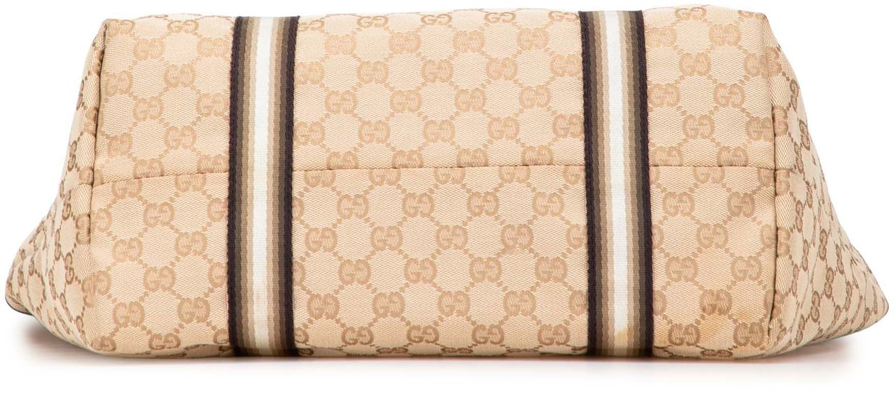 Gucci GG Canvas Jolicoeur Tote Bruin