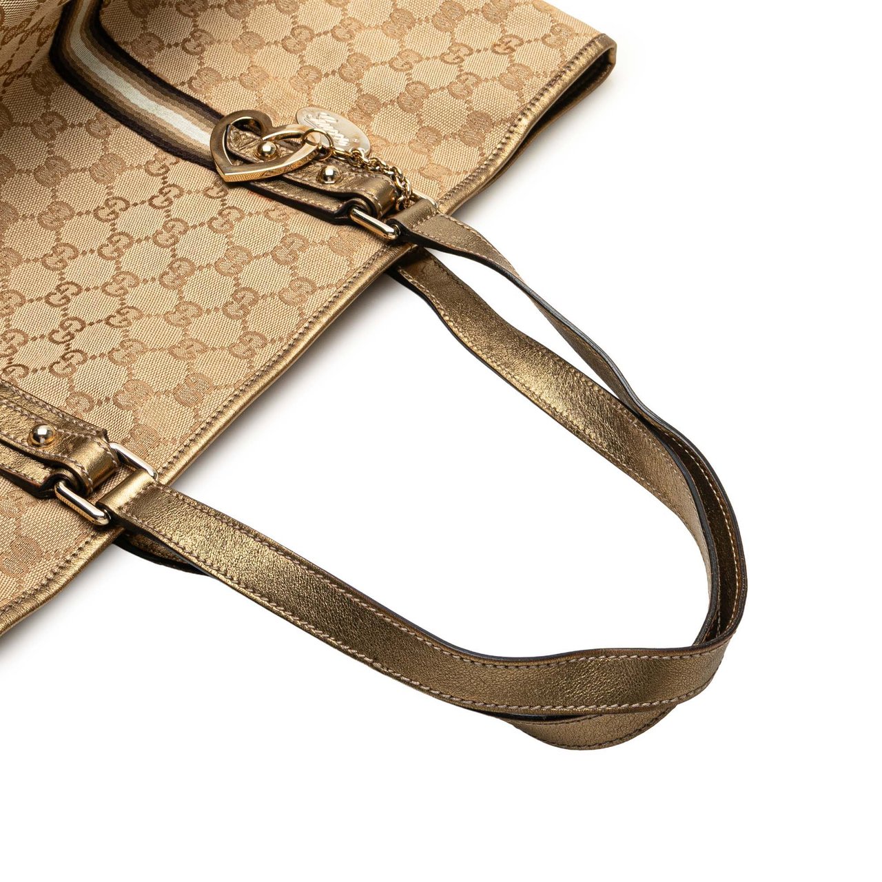 Gucci GG Canvas Jolicoeur Tote Bruin