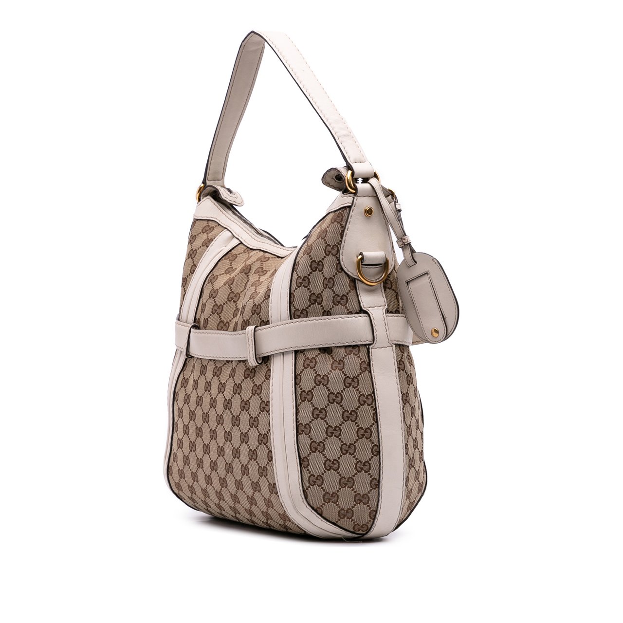 Gucci Medium GG Canvas Running Satchel Bruin