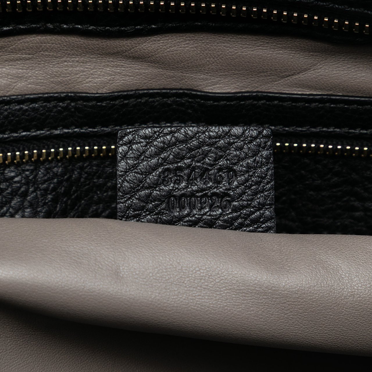 Gucci Leather Lady Tassel Top Handle Bag Zwart