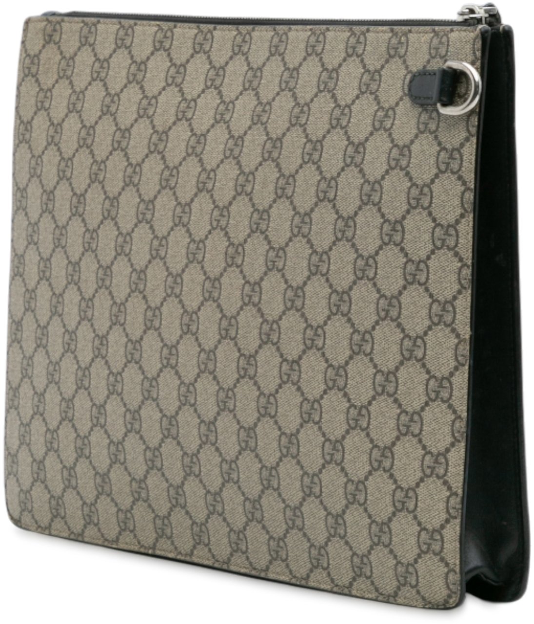 Gucci GG Supreme Web Clutch Bruin