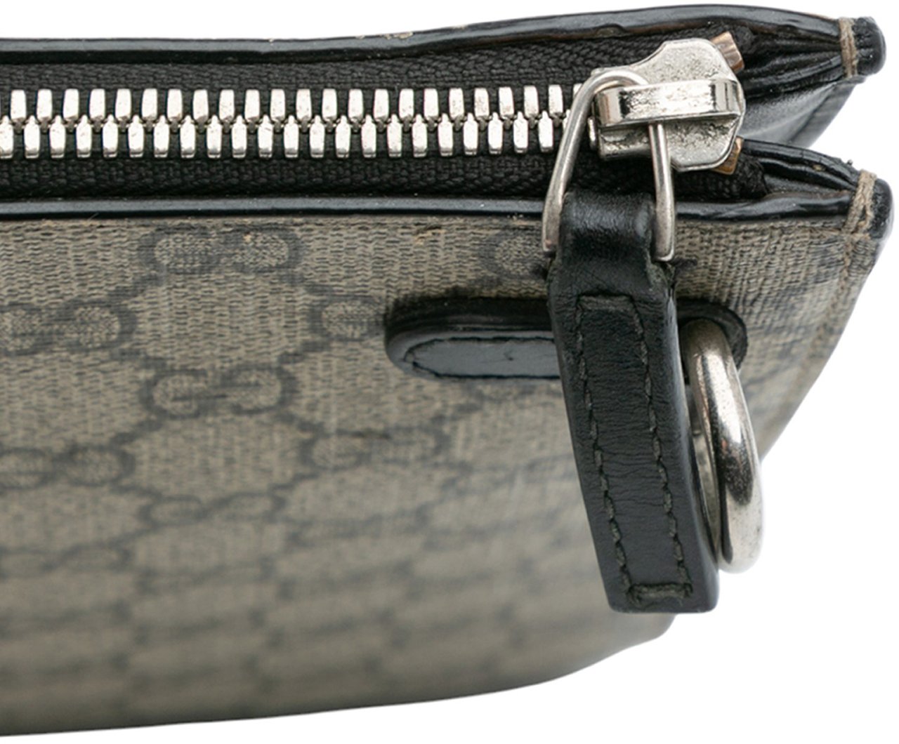 Gucci GG Supreme Web Clutch Bruin