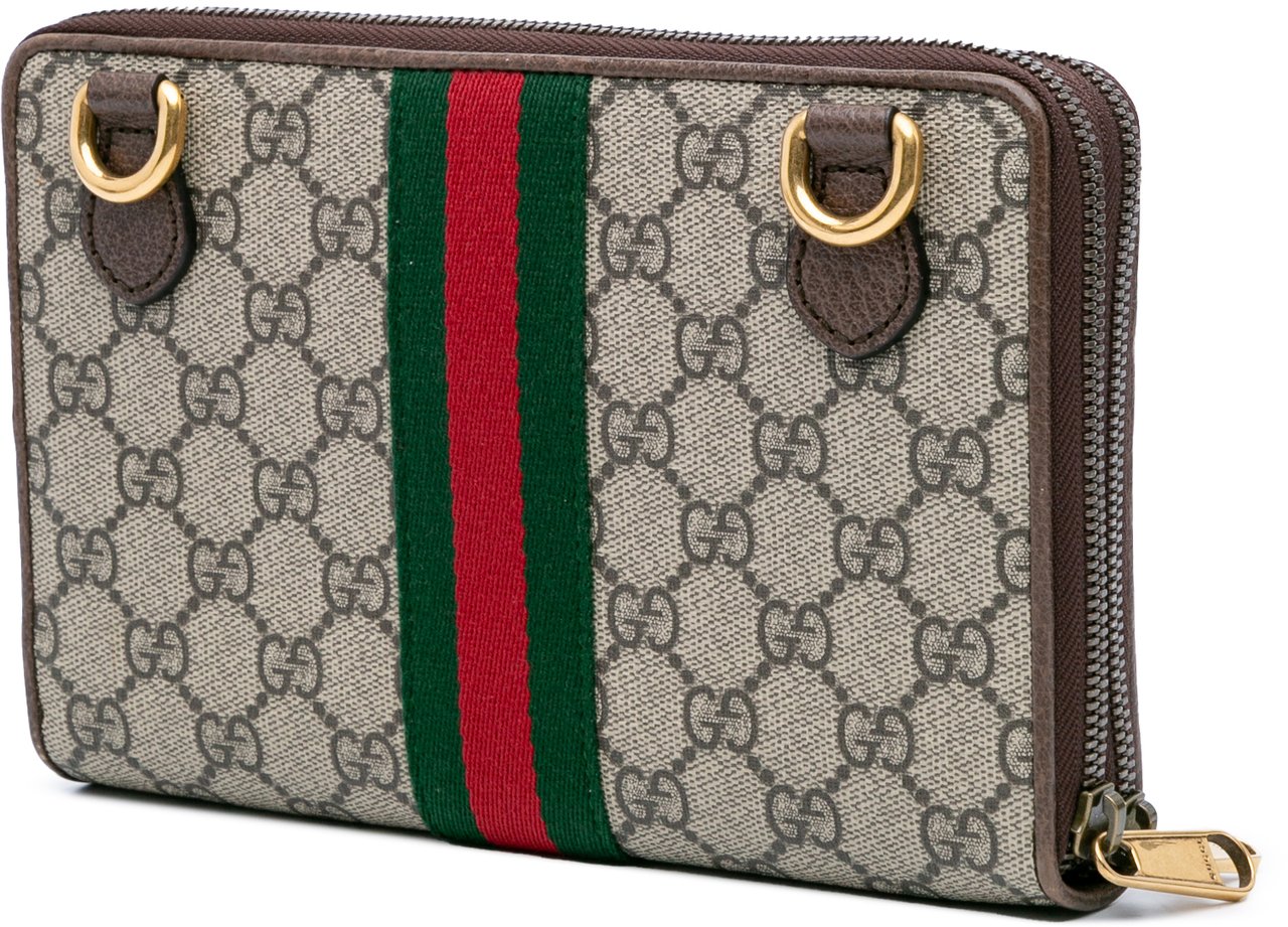 Gucci GG Supreme Ophidia Wallet On Chain Bruin