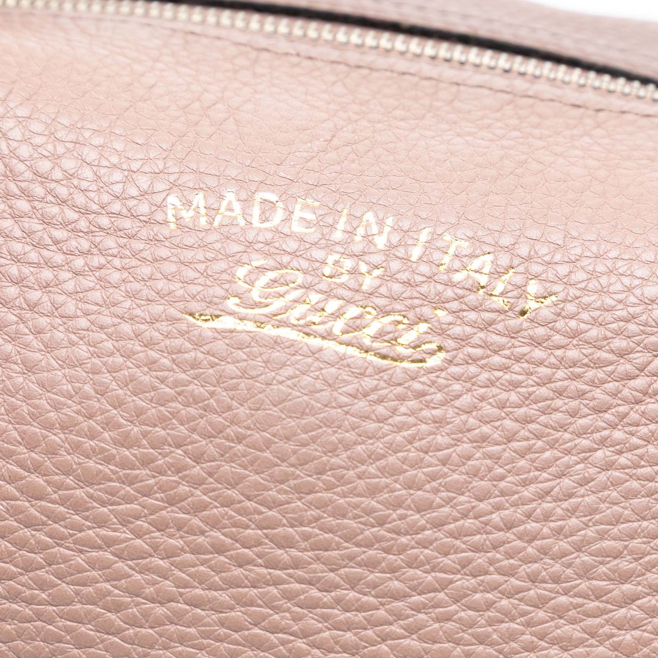 Gucci Medium Calfskin Bamboo Shopper Boston Bag Roze