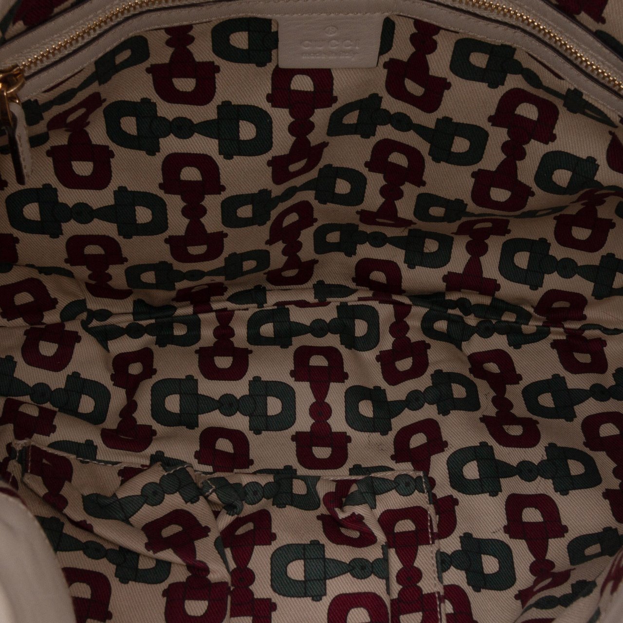 Gucci Large Guccissima Hysteria Satchel Bruin