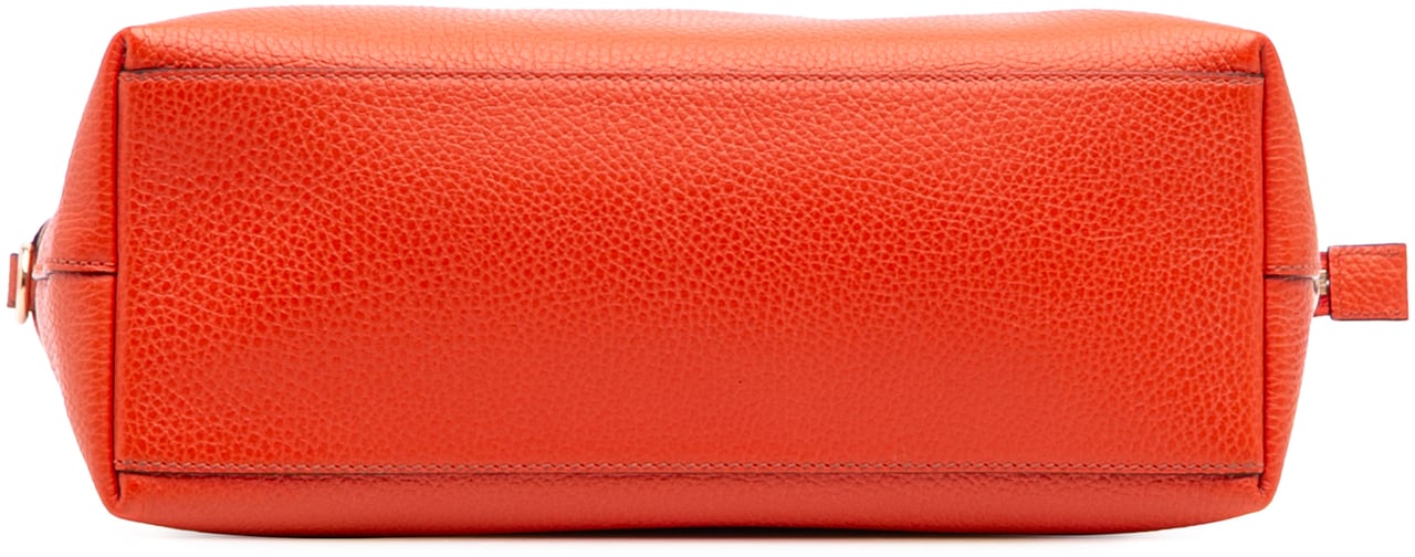 Gucci Dollar Calfskin GG Charm Satchel Oranje