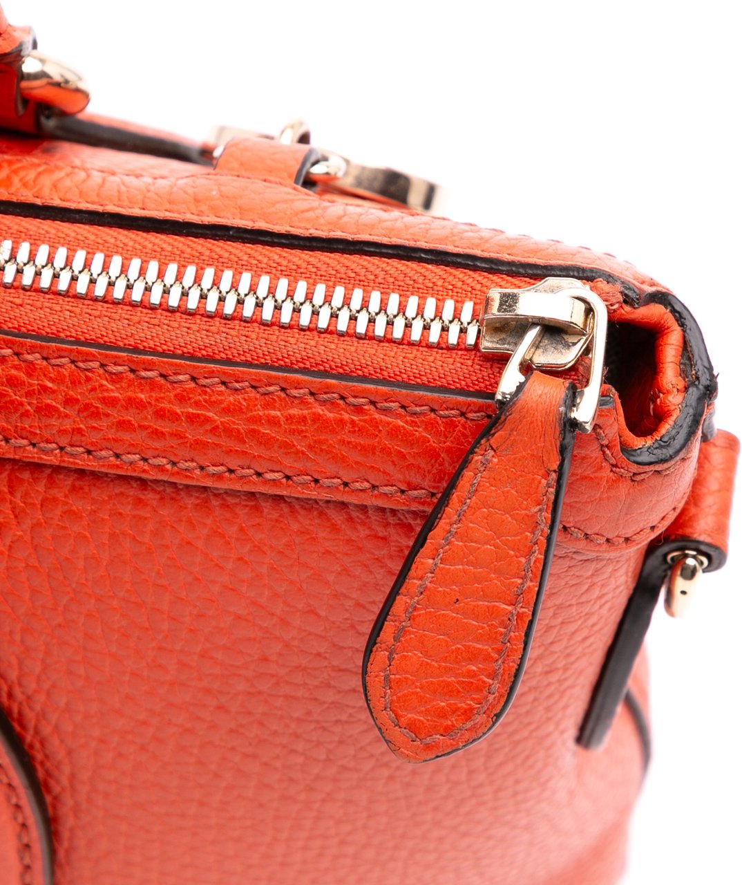 Gucci Dollar Calfskin GG Charm Satchel Oranje