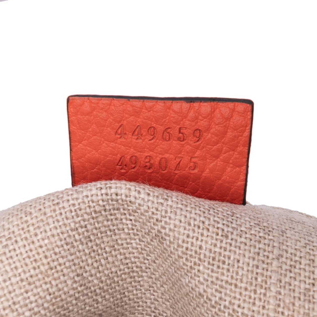 Gucci Dollar Calfskin GG Charm Satchel Oranje