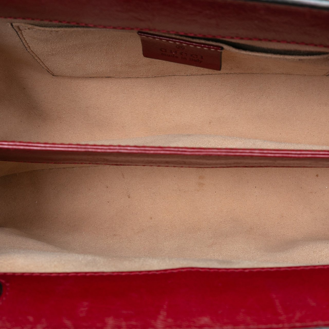 Gucci Small Suede Ophidia Chain Crossbody Blauw