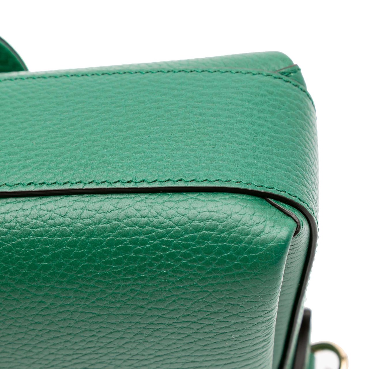 Gucci Small Dollar Calfskin Interlocking G Crossbody Groen
