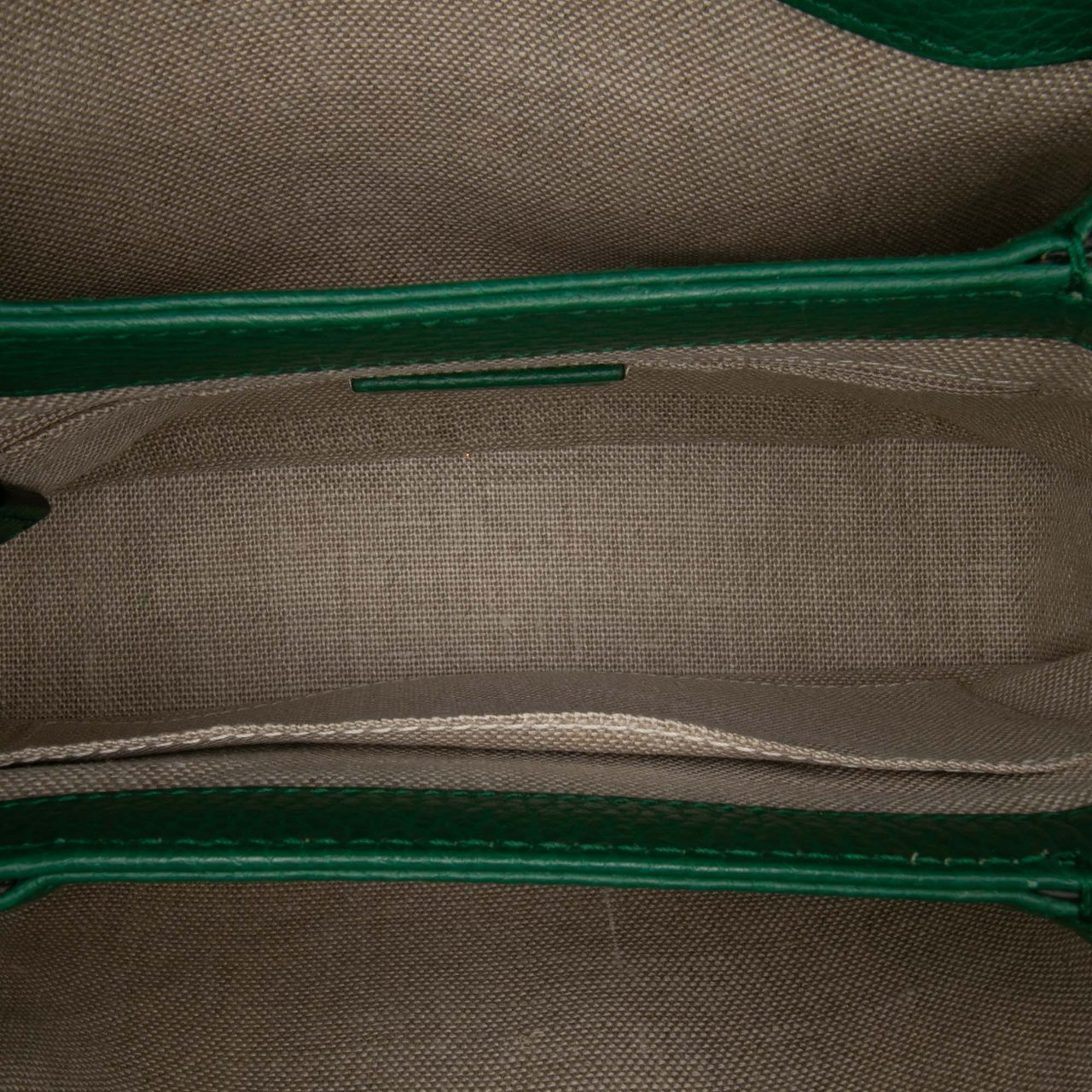 Gucci Small Dollar Calfskin Interlocking G Crossbody Groen