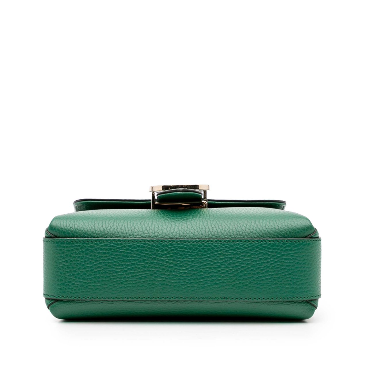 Gucci Small Dollar Calfskin Interlocking G Crossbody Groen