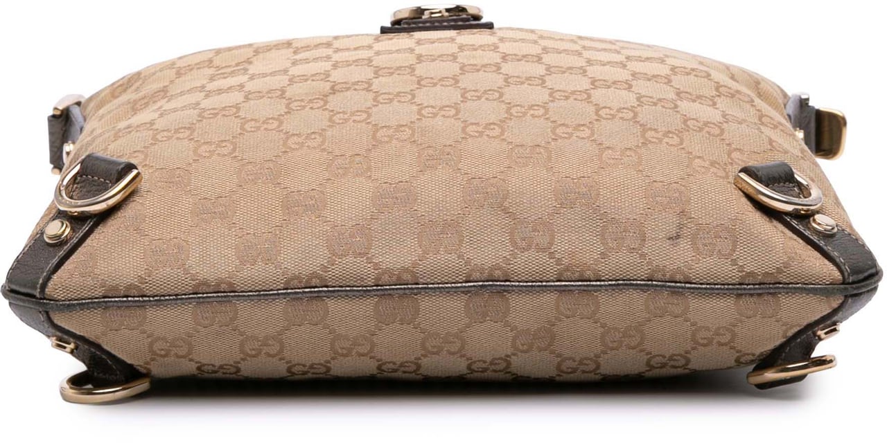 Gucci GG Canvas Abbey D Ring Crossbody Bruin