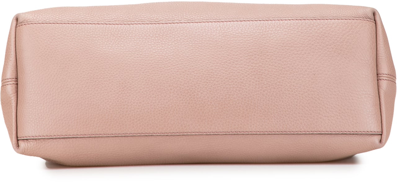 Gucci Medium Leather Soho Chain Tote Bruin