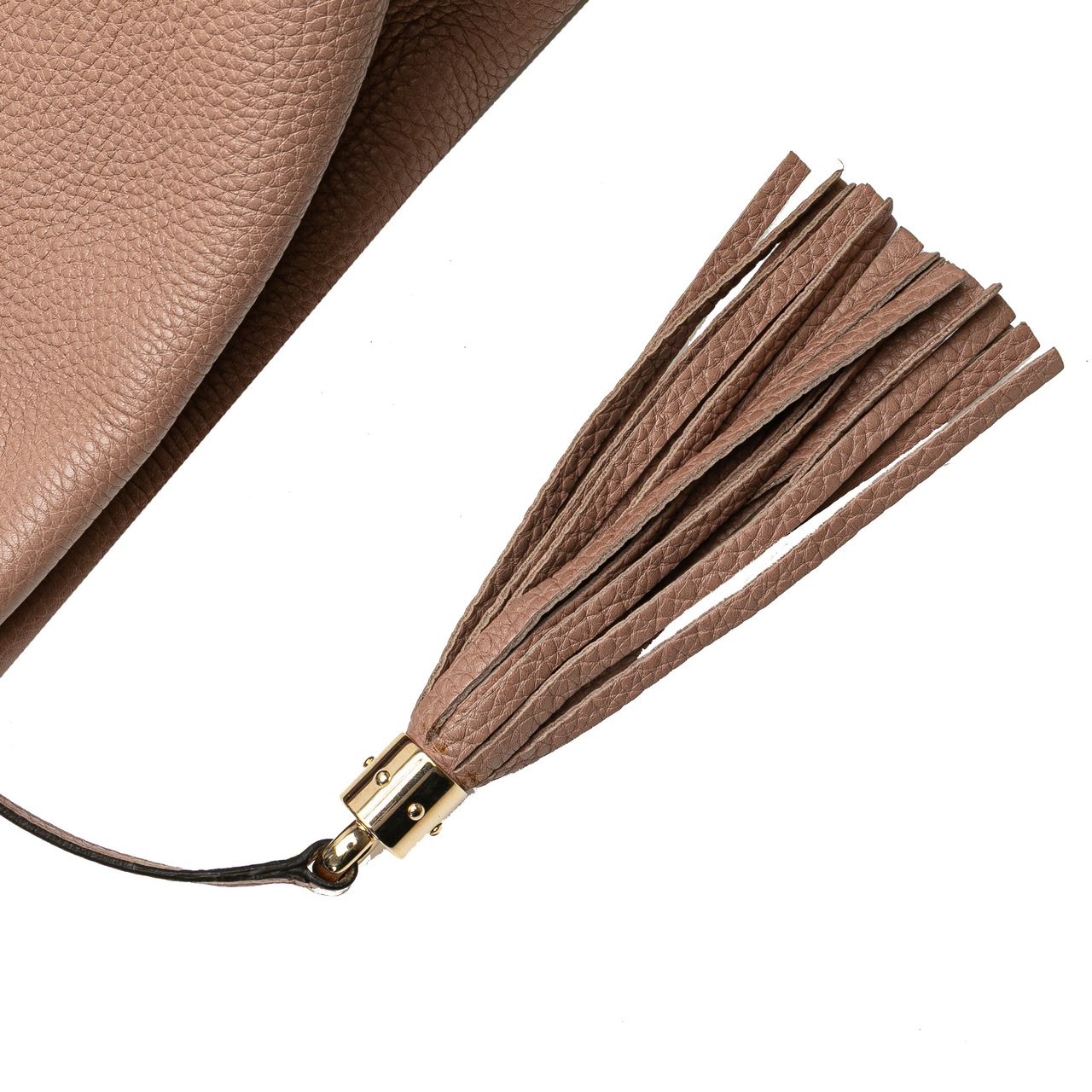 Gucci Medium Leather Soho Chain Tote Bruin