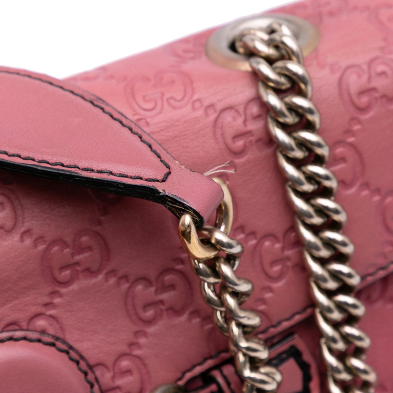 Gucci Medium Guccissima Emily Shoulder Bag Roze