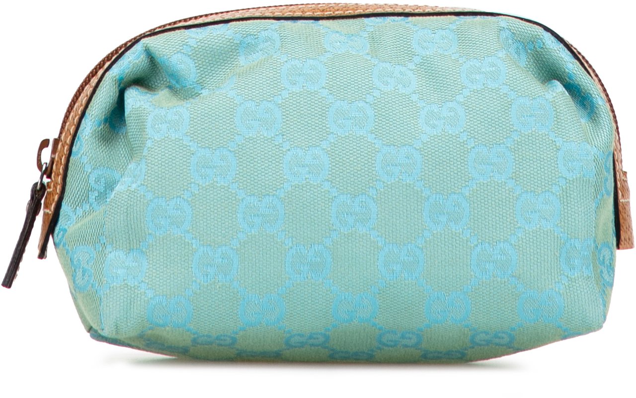 Gucci GG Canvas Pouch Blauw