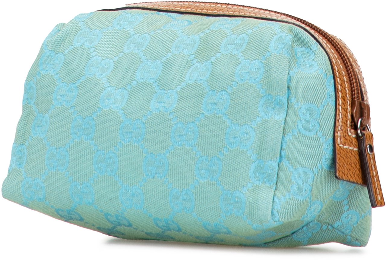 Gucci GG Canvas Pouch Blauw