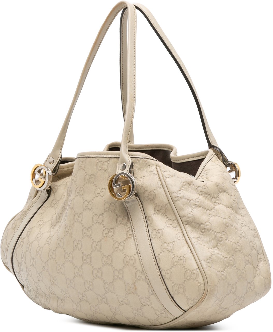 Gucci Guccissima Twins Shoulder Bag Wit