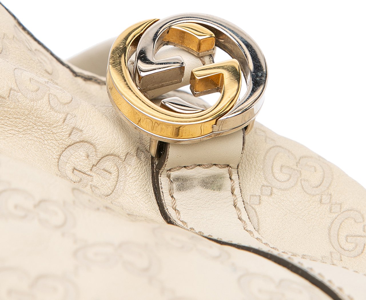 Gucci Guccissima Twins Shoulder Bag Wit