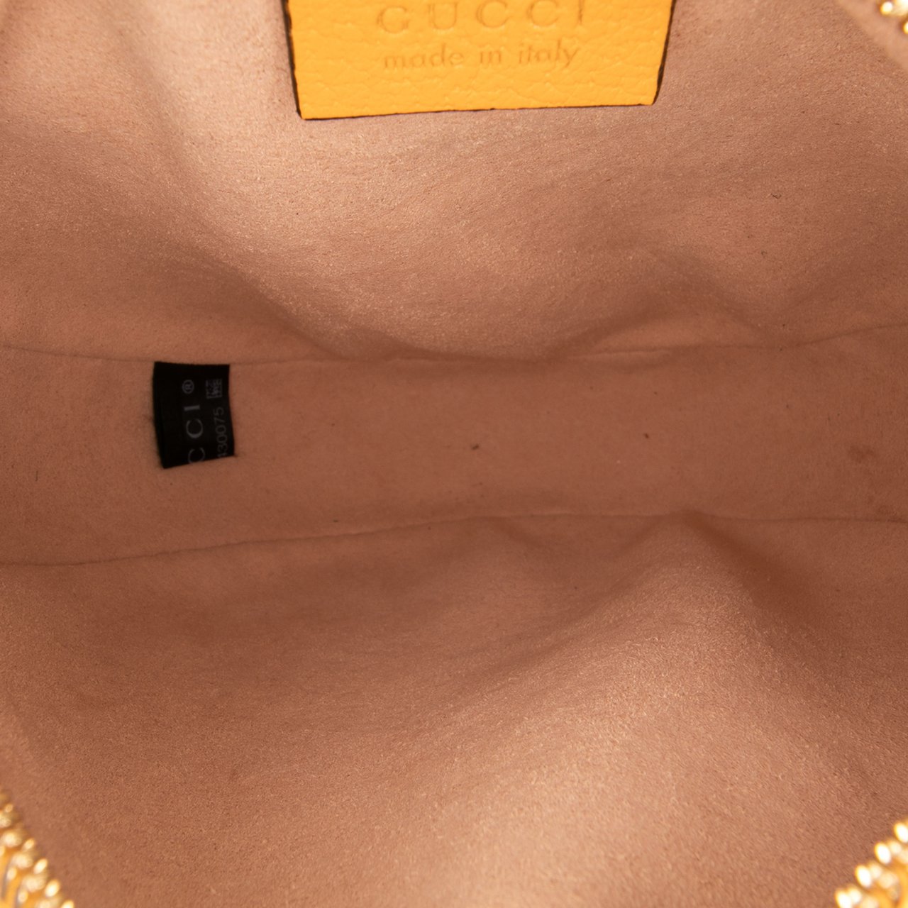 Gucci Mini GG Supreme Flora Ophidia Round Crossbody Bruin