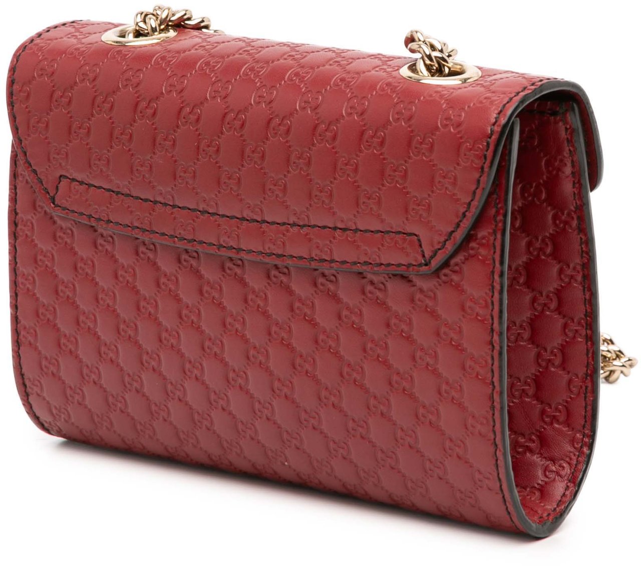 Gucci Mini Microguccissima Emily Crossbody Rood