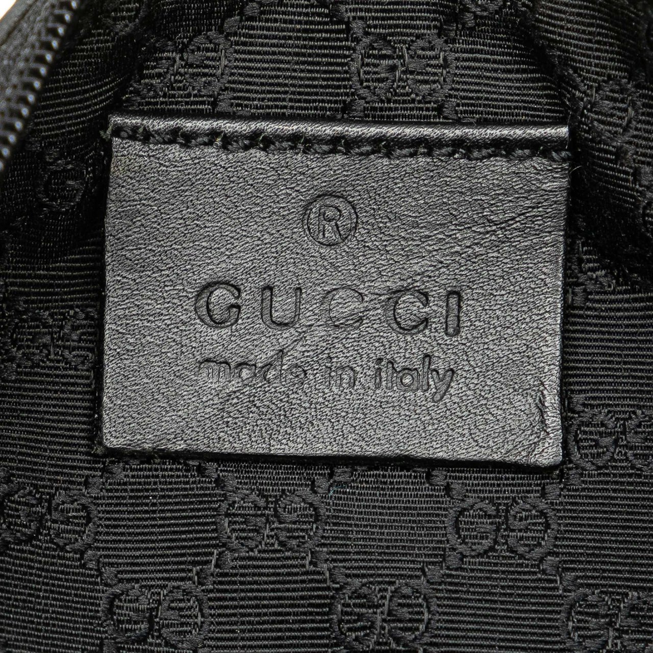 Gucci Denim Web Shoulder Bag Zwart