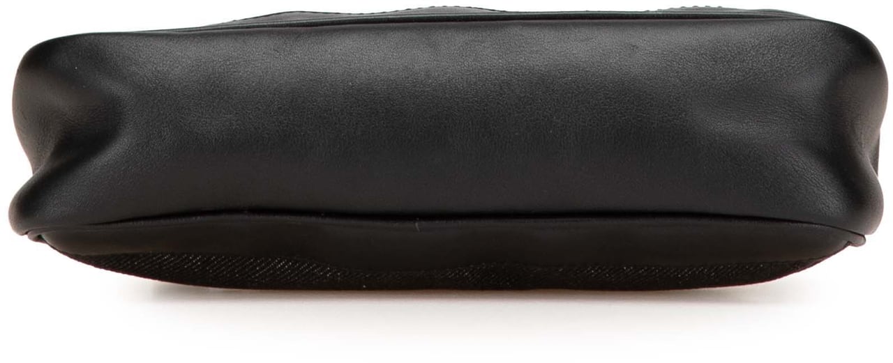 Gucci Denim Web Shoulder Bag Zwart
