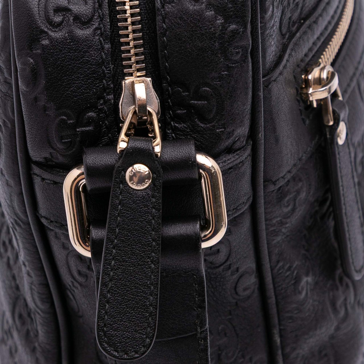 Gucci Guccissima Crossbody Zwart