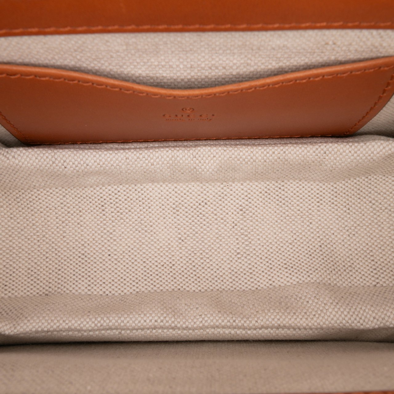 Gucci Mini Leather Bamboo 1947 Belt Bag Bruin
