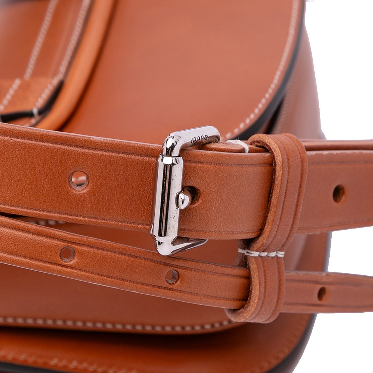 Gucci Mini Leather Bamboo 1947 Belt Bag Bruin