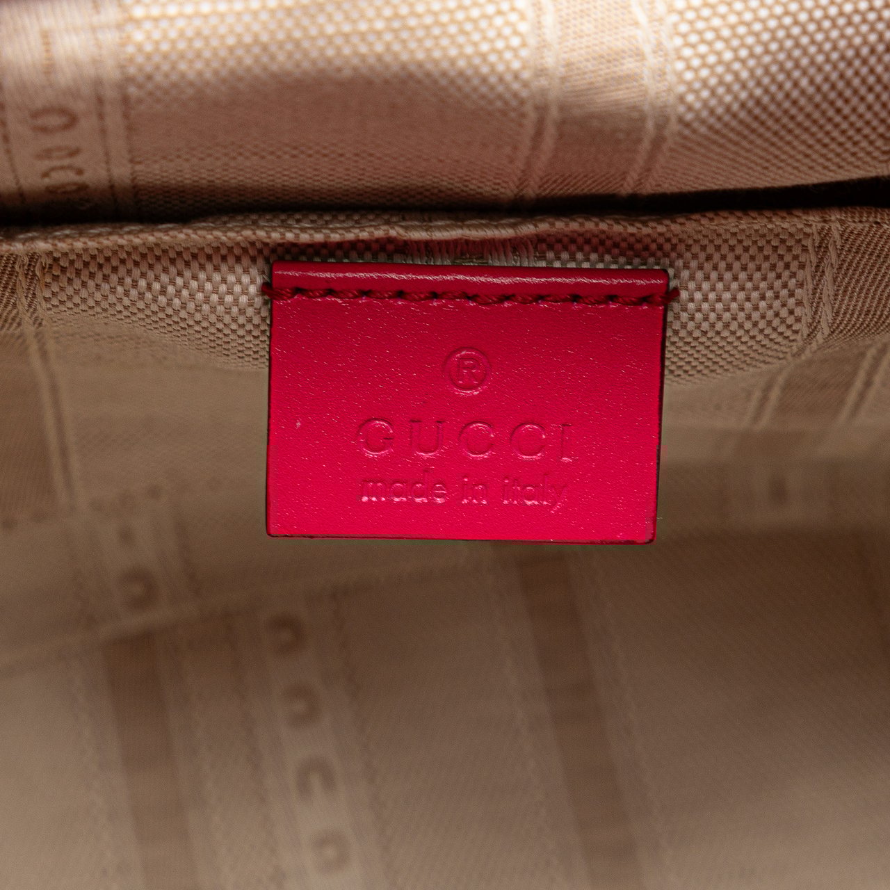 Gucci Diamante Leather Bright Bucket Bag Roze