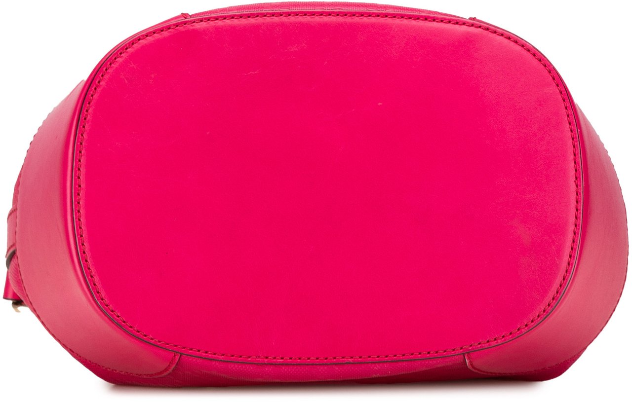 Gucci Diamante Leather Bright Bucket Bag Roze